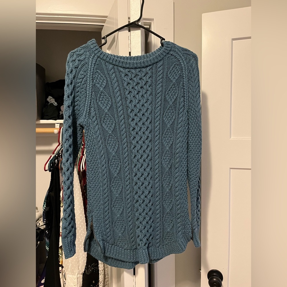LL Bean Women's Signature Cotton Fisherman Tunic Sweater